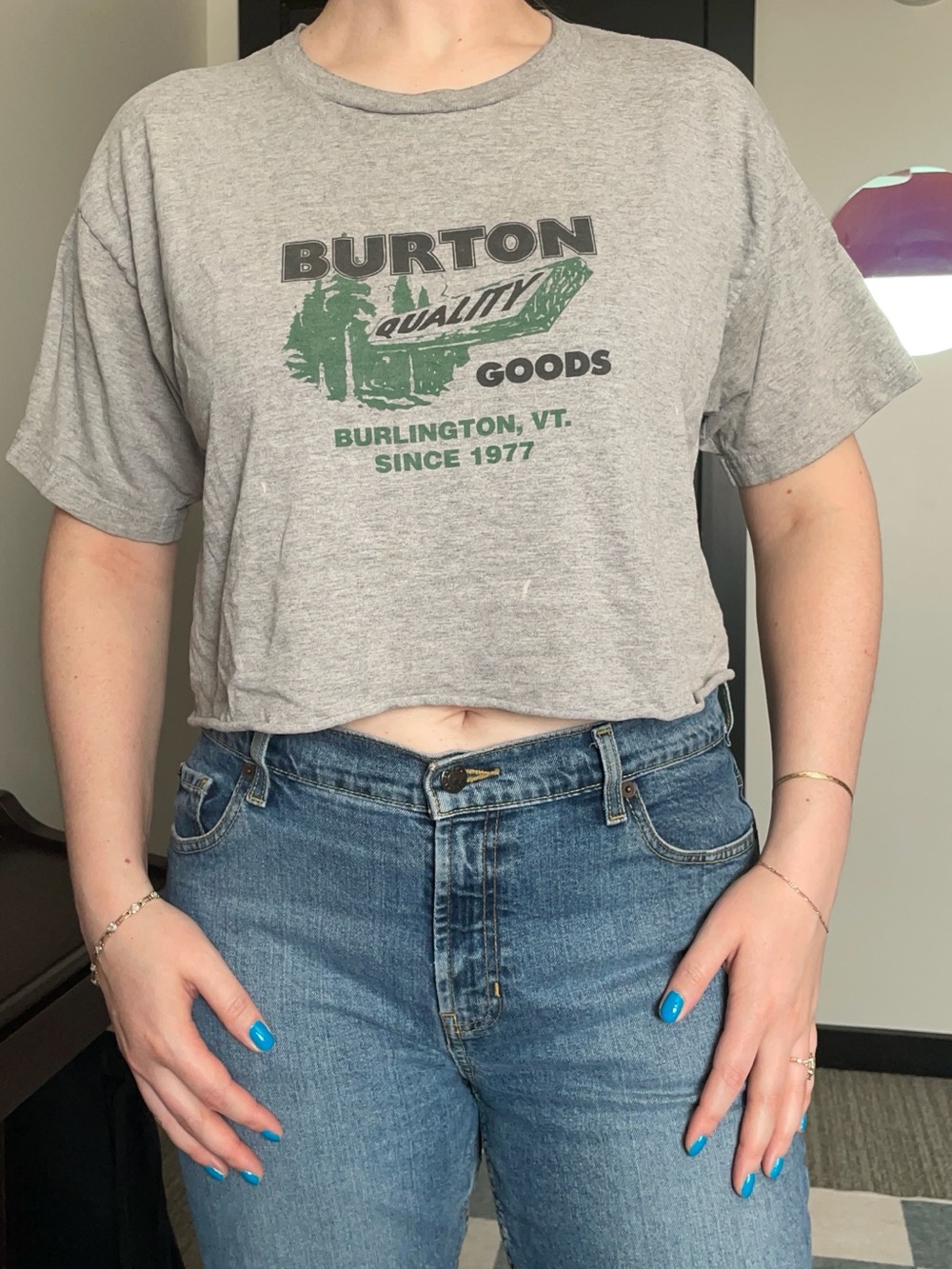Burton Cropped Graphic Tee